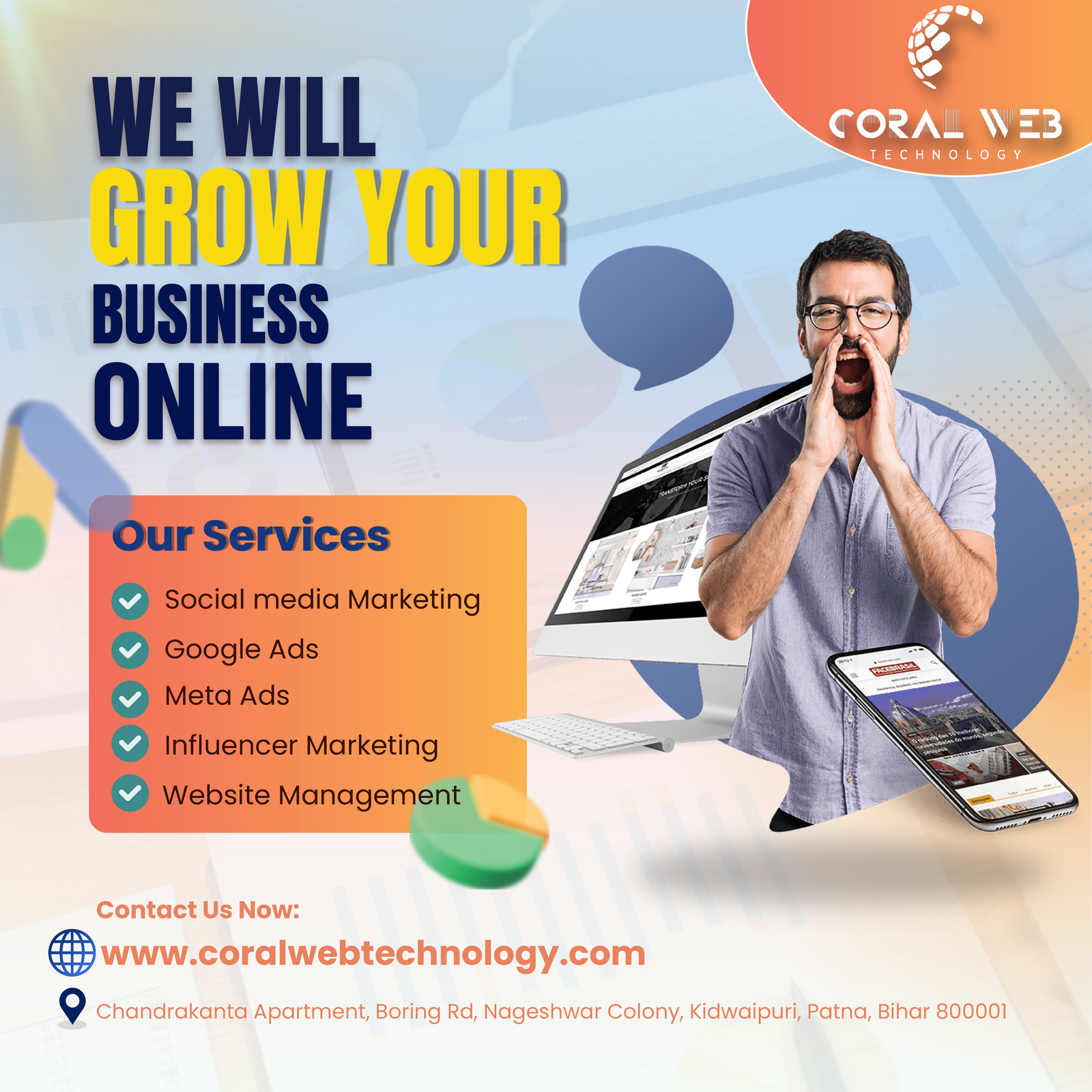 Best Digital Marketing Company in Patna | Coral Web Technology